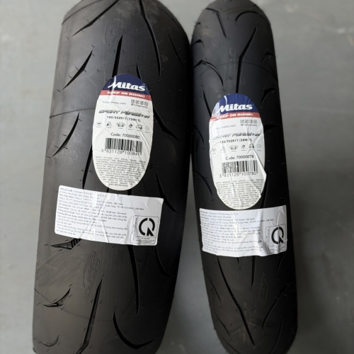 CẶP VỎ MITAS SPORT FORCE+ EV SIZE 120/70ZR17 - 180/55ZR17 DATE 2026